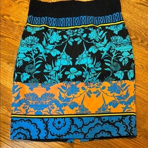 Anthropologie plenty by Tracy Reese patterned pencil skirt